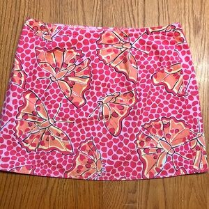 Lilly Pulitzer double patterned wrap skirt